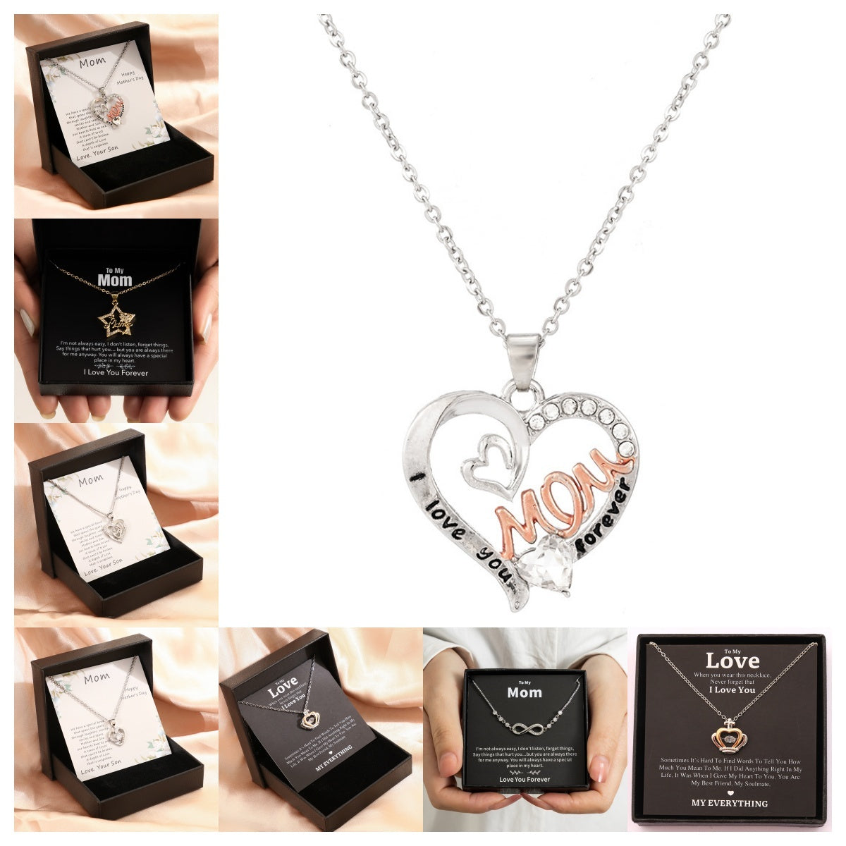 Women Necklace Gift Box Love Necklace For Women Fine Jewelry Women Accessories Fashion Jewelry