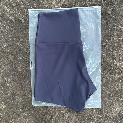 Women Sports Shorts High Waist Yoga Shorts Slim Fit Butt Lift Gym Running High Elastic Biker Shorts