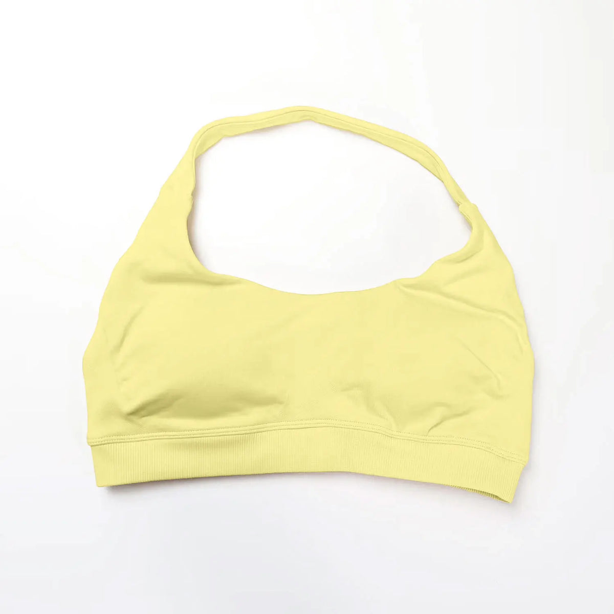 Impact Sports Bra Women Seamless Halter Top High Support Push-Up Open Back Gym Wear Fitness Yoga Workout Underwear