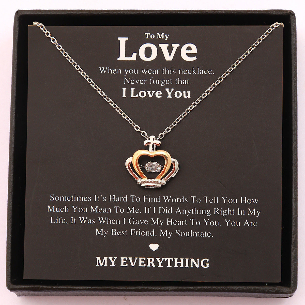 Women Necklace Gift Box Love Necklace For Women Fine Jewelry Women Accessories Fashion Jewelry